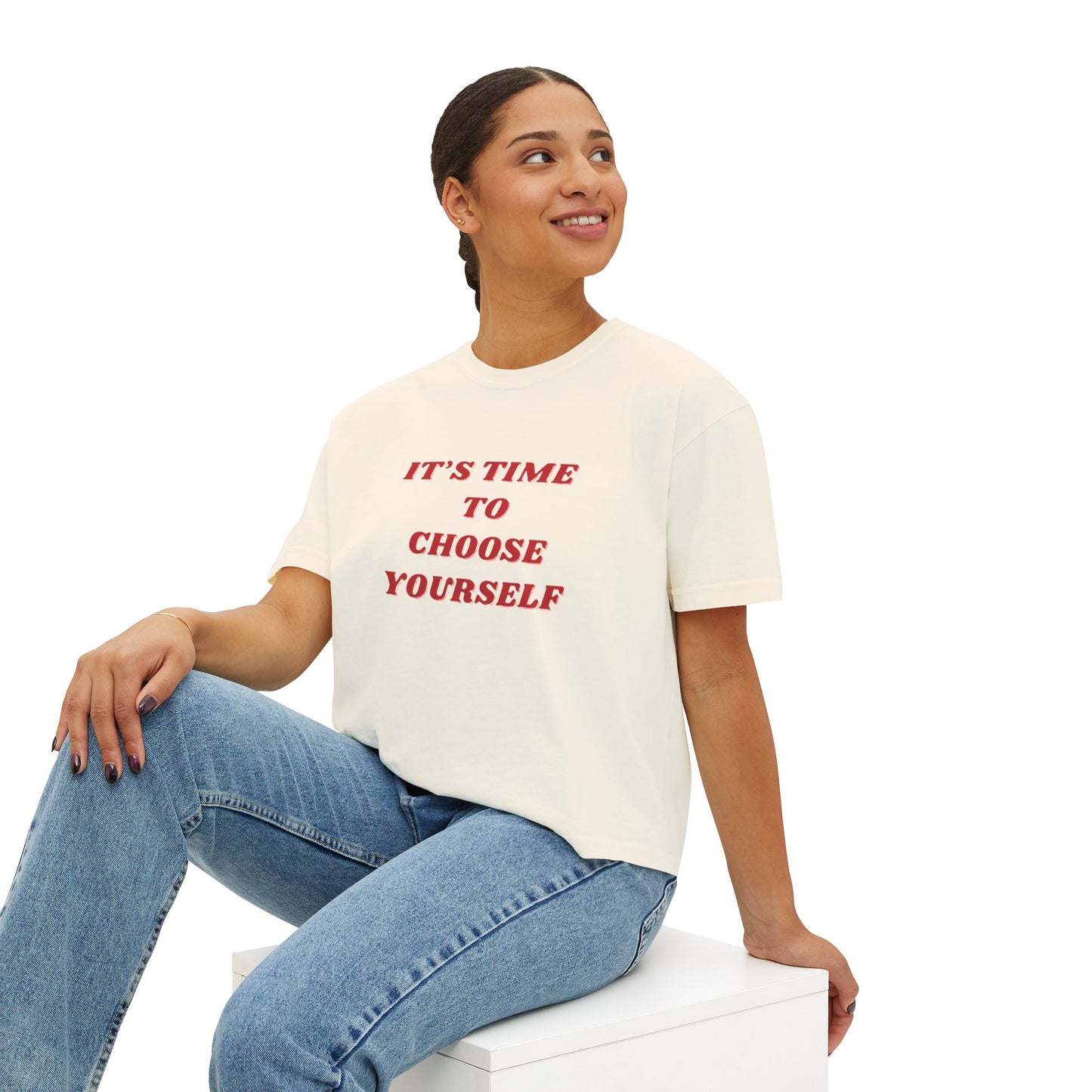 Motivational Women's Tee, Inspirational T-Shirt for Self-Love, Casual Gift for Her, Positive Affirmation Tee, Cute Relaxed Fit Top