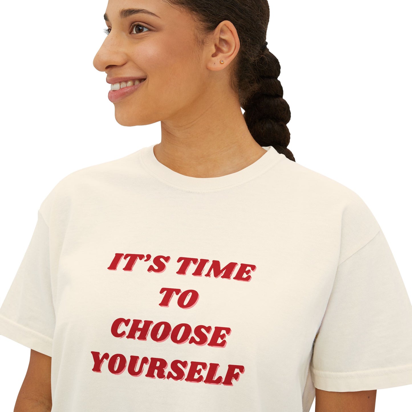 Motivational Women's Tee, Inspirational T-Shirt for Self-Love, Casual Gift for Her, Positive Affirmation Tee, Cute Relaxed Fit Top