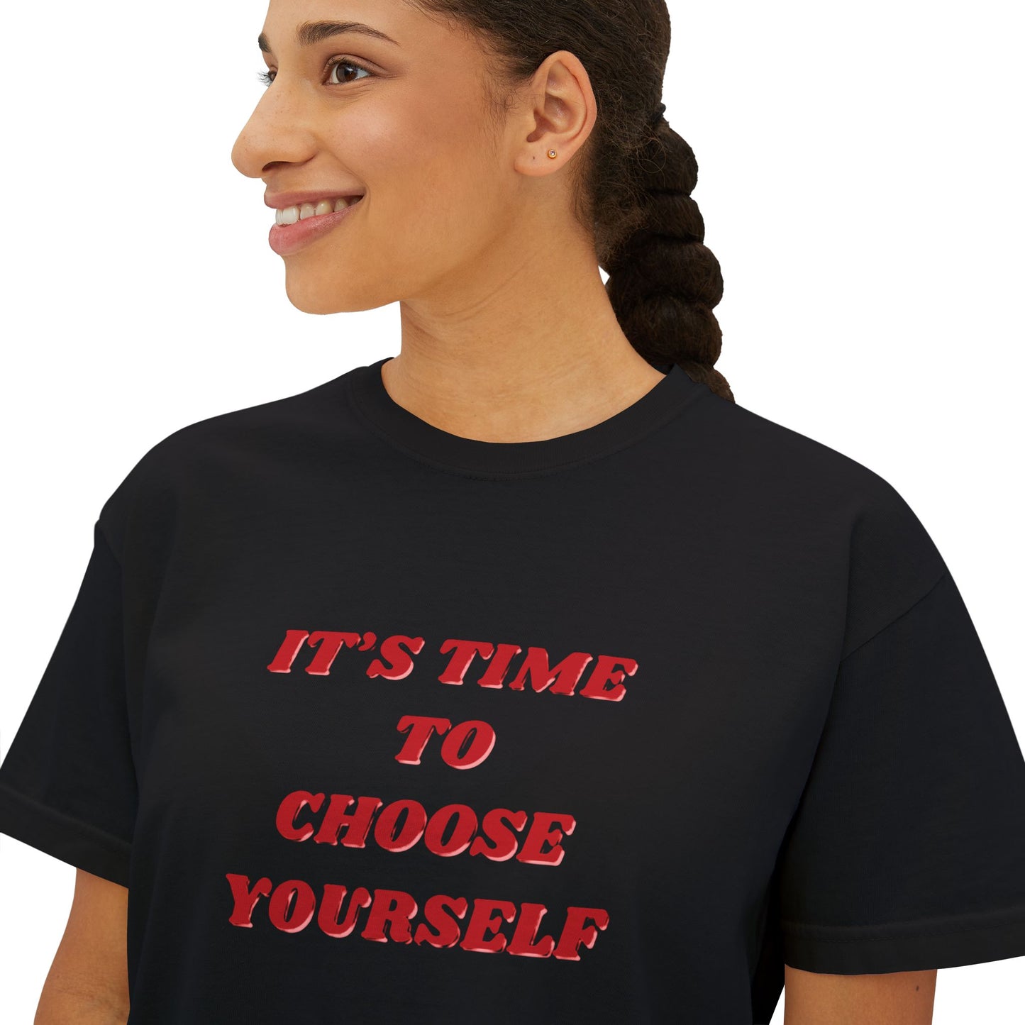 Motivational Women's Tee, Inspirational T-Shirt for Self-Love, Casual Gift for Her, Positive Affirmation Tee, Cute Relaxed Fit Top