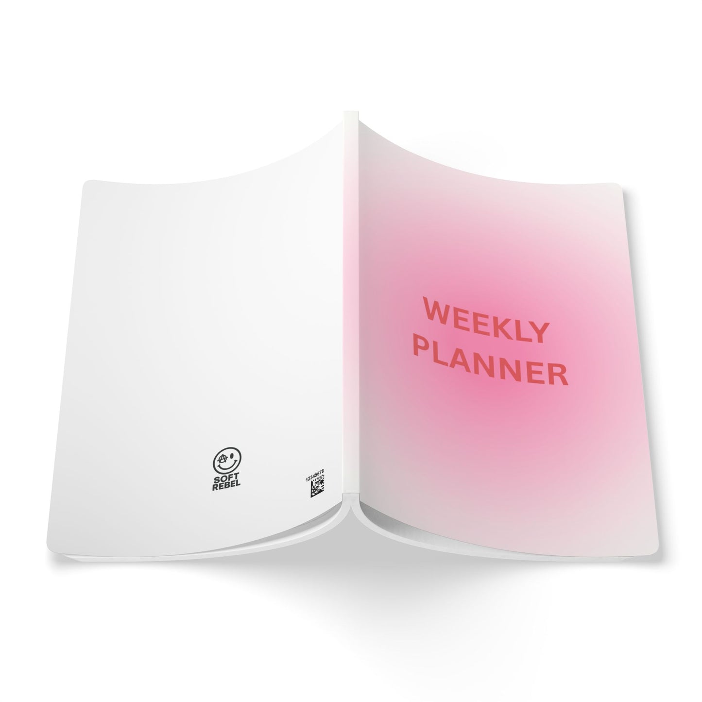 Weekly Planner Softcover Journal - Cute Note-taking, Daily Organizer, Gratitude Journal, Gift for Students, Aesthetic Journal