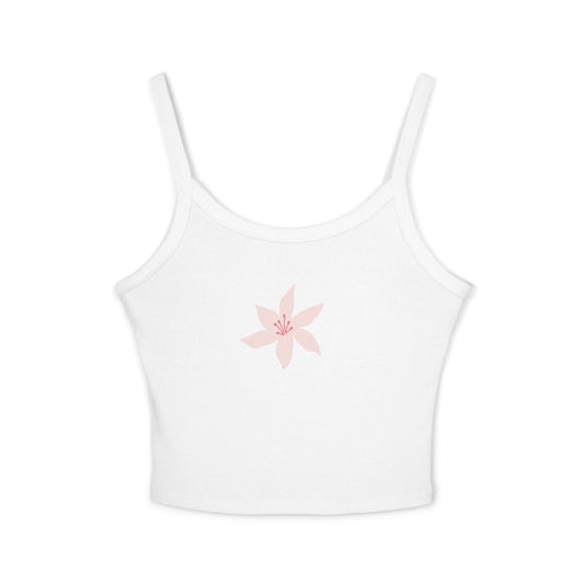 Chic Spaghetti Strap Tank Top, Floral Summer Top, Casual Sleeveless Shirt, Gifts for Her, Beachwear, Vacation Outfit