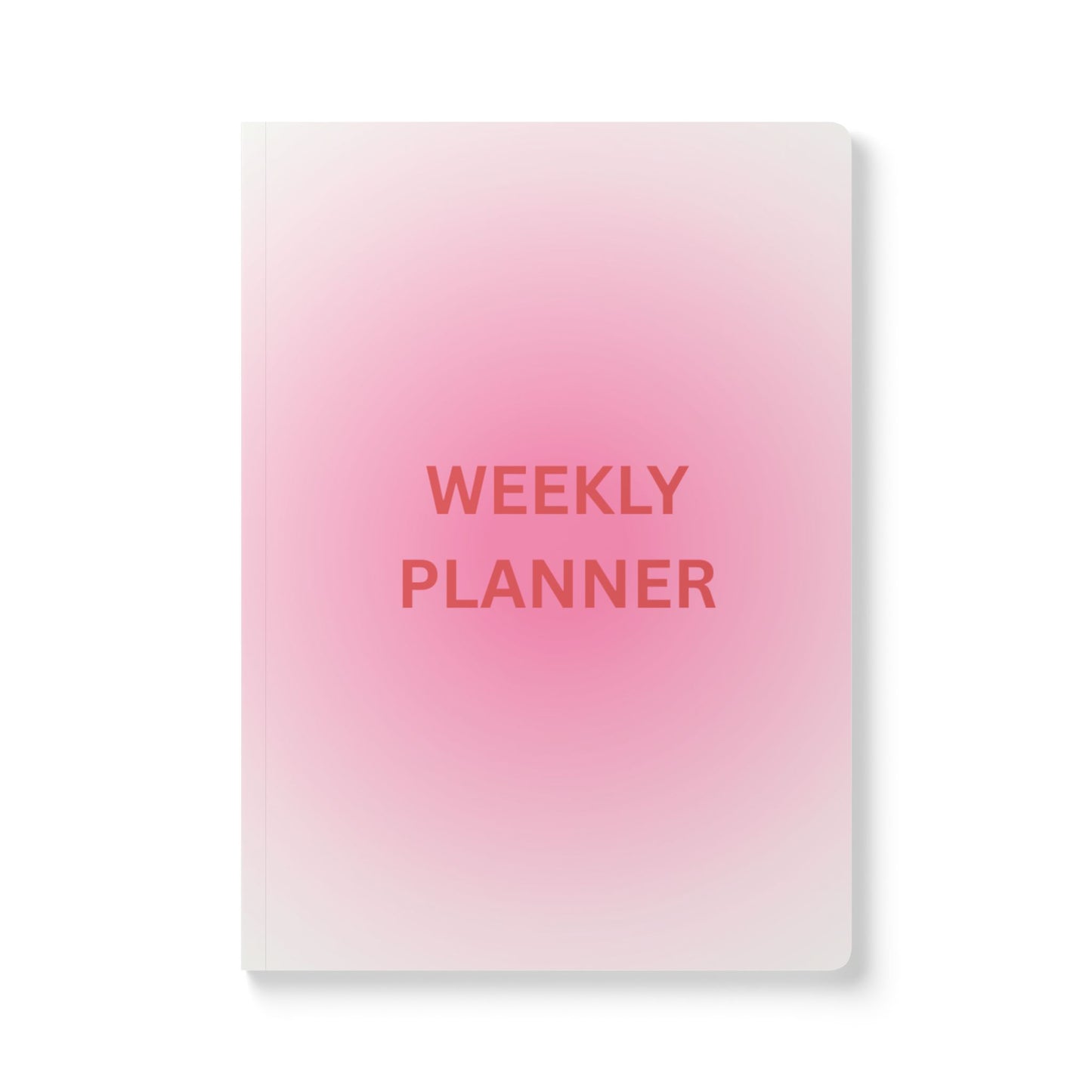 Weekly Planner Softcover Journal - Cute Note-taking, Daily Organizer, Gratitude Journal, Gift for Students, Aesthetic Journal